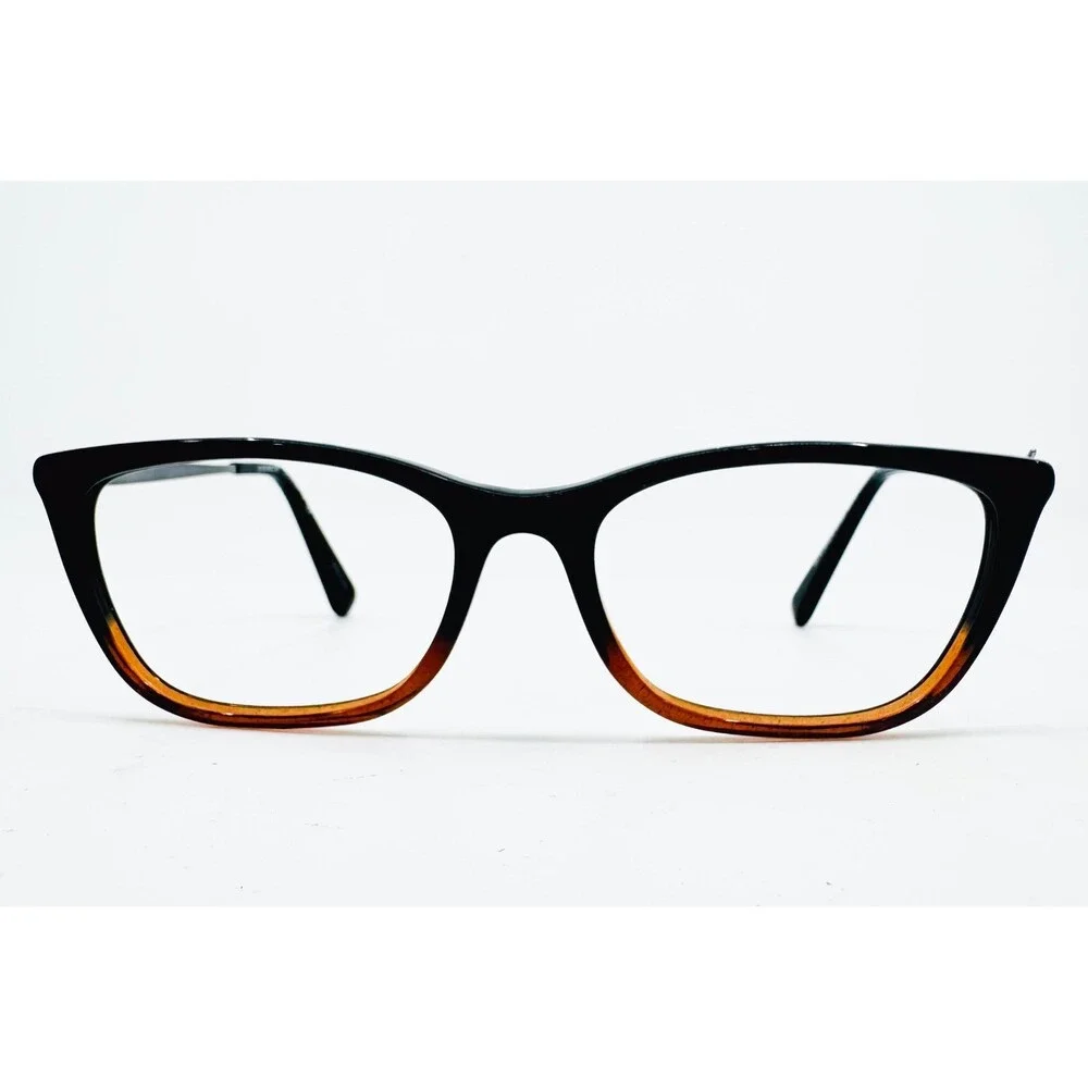 Coach Eyeglasses Womens Black Amber Gradient HC 6107 5475 52-17-140